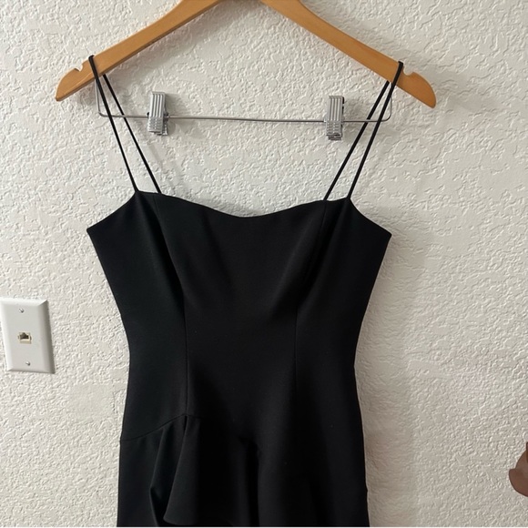 New Black Halo Barbados Slip Dress Ruffle Hem Black dress
size 0 - Picture 5 of 11